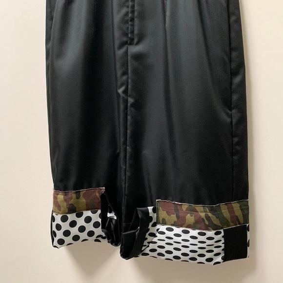 (SOLD) Comme Des Garcons SS 2001 Dress with Camouflage Tape and Polka Dot Lining - Picture 6 of 8